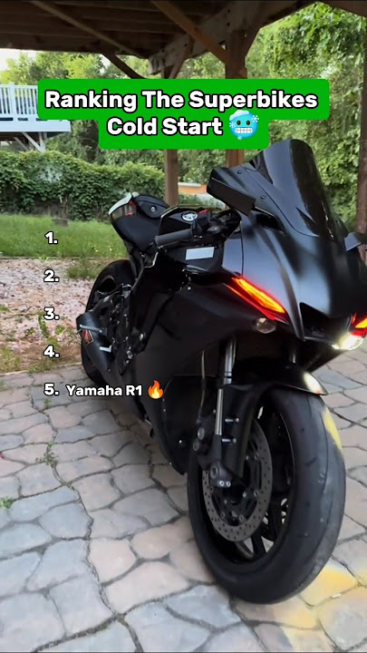 Top 5 SuperBikes Cold Start 🥶 | Ranking Brutal Exhaust Sounds! #shorts #superbike
