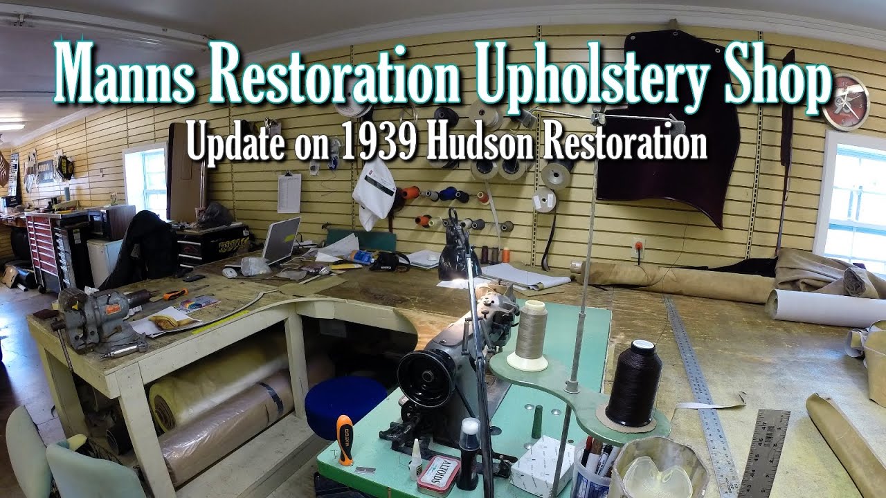 Upholstery Shop Project Update Custom Interior for 1939 Hudson YouTube