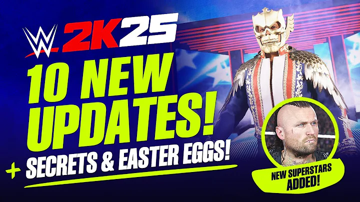 WWE 2K25: 10 New Updates, New Superstars, Secrets & Easter Eggs! (Fearless / WrestleMania 41 DLC)