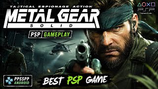 Metal Gear Solid Snake Eater Style episode 1PSP Gameplay #gaming#psp#ps2#pcgaming#mobilegaming