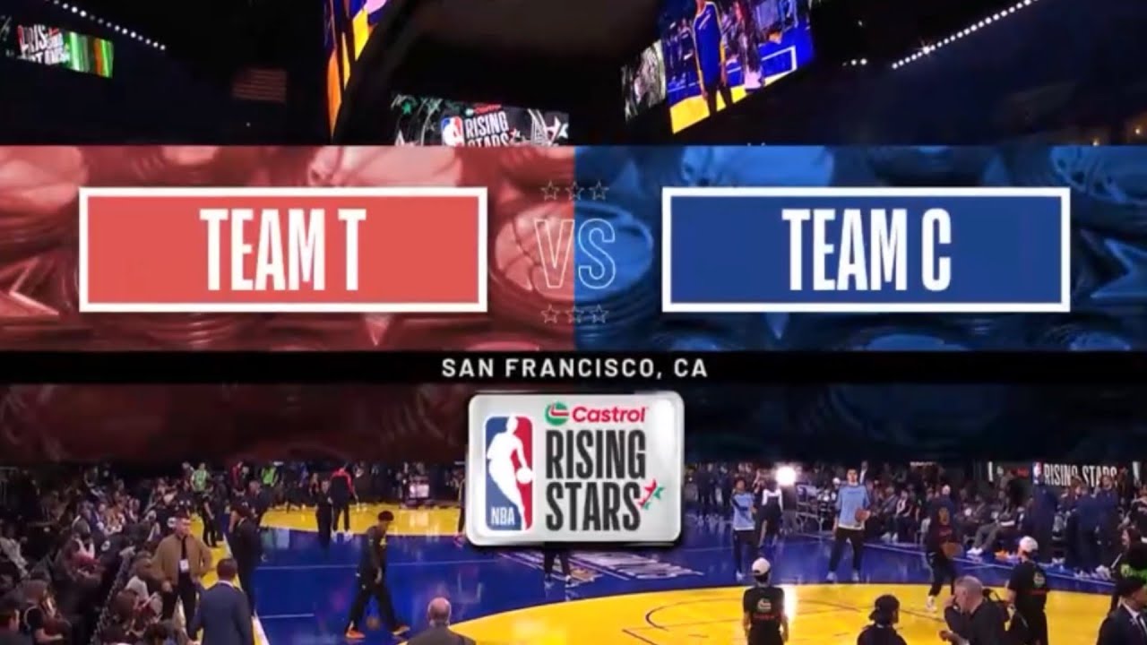 2025 Castrol NBA Rising Stars: Team T vs. Team C/Team G League vs. Team ...