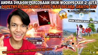 DIKASIH SKIN GRATIS EVO GUN WOODPECKER 2JT TERBARU YANG BELUM RILIS! AUTO PAMER KE BABAN🤣