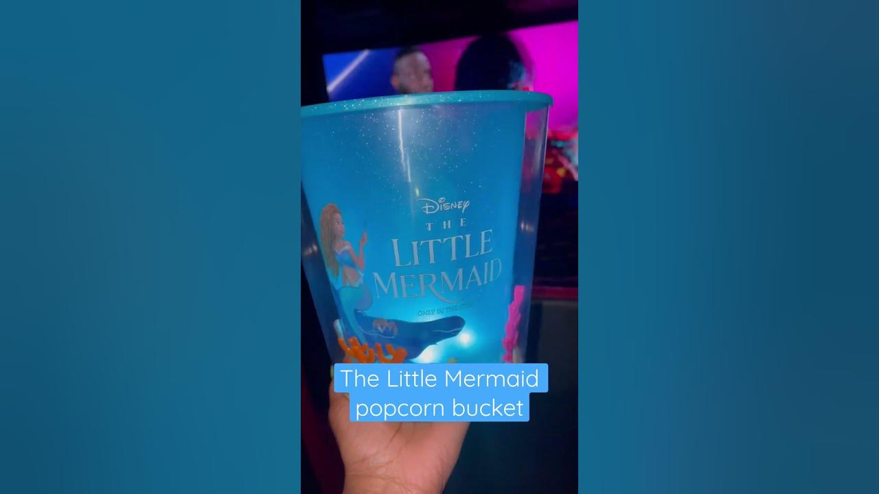 The Little Mermaid popcorn bucket 📍AMC thelittlemermaid hallebailey 