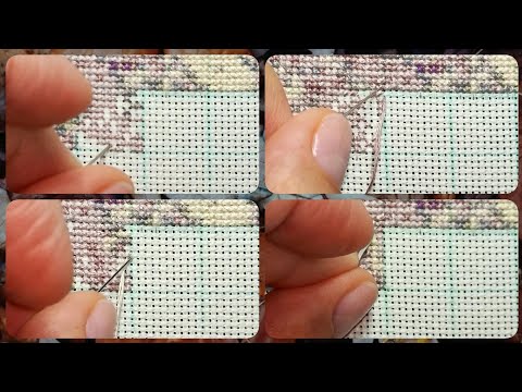 Процесс вышивки крестом🪡//Cross-stitch