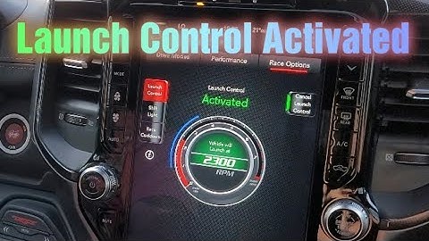 A quick video of using the Launch Control on the TRX