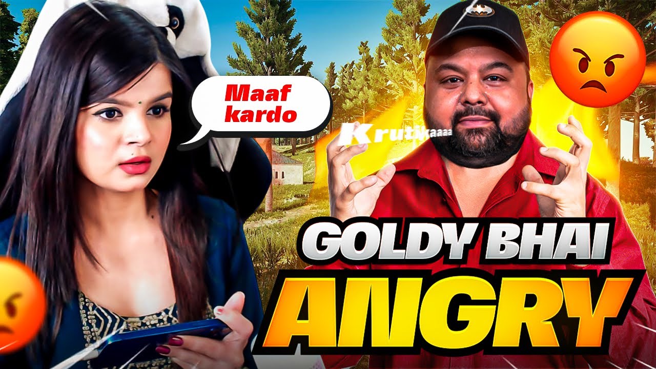 Krutika Said *Sorry* to Goldy Bhai 🥺😂 | Funny BGMI Highlight - YouTube