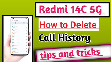 Redmi 14C 5G How to Delete Call History |  Call History remove Kaise kare