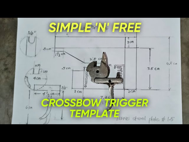 CROSSBOW TRIGGER MECHANISM TEMPLATE 