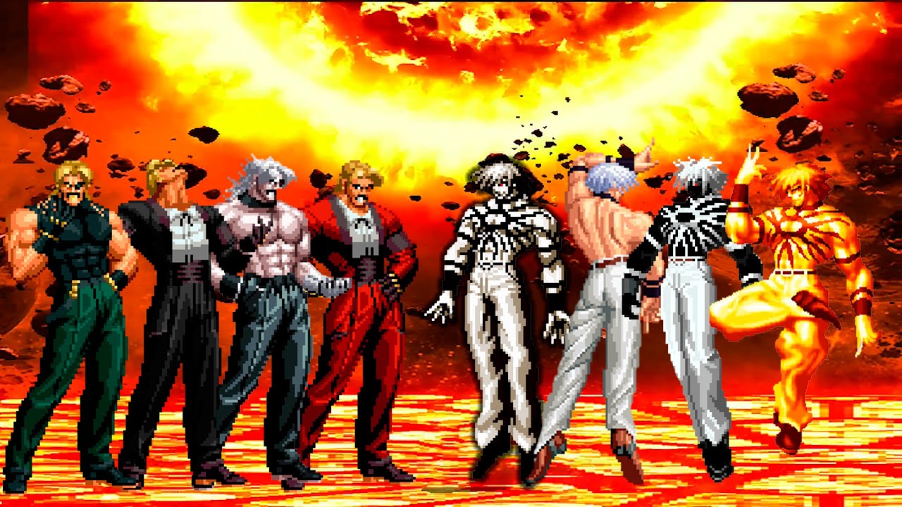 [KOF MUGEN] Rugal Team vs Orochi Team - YouTube
