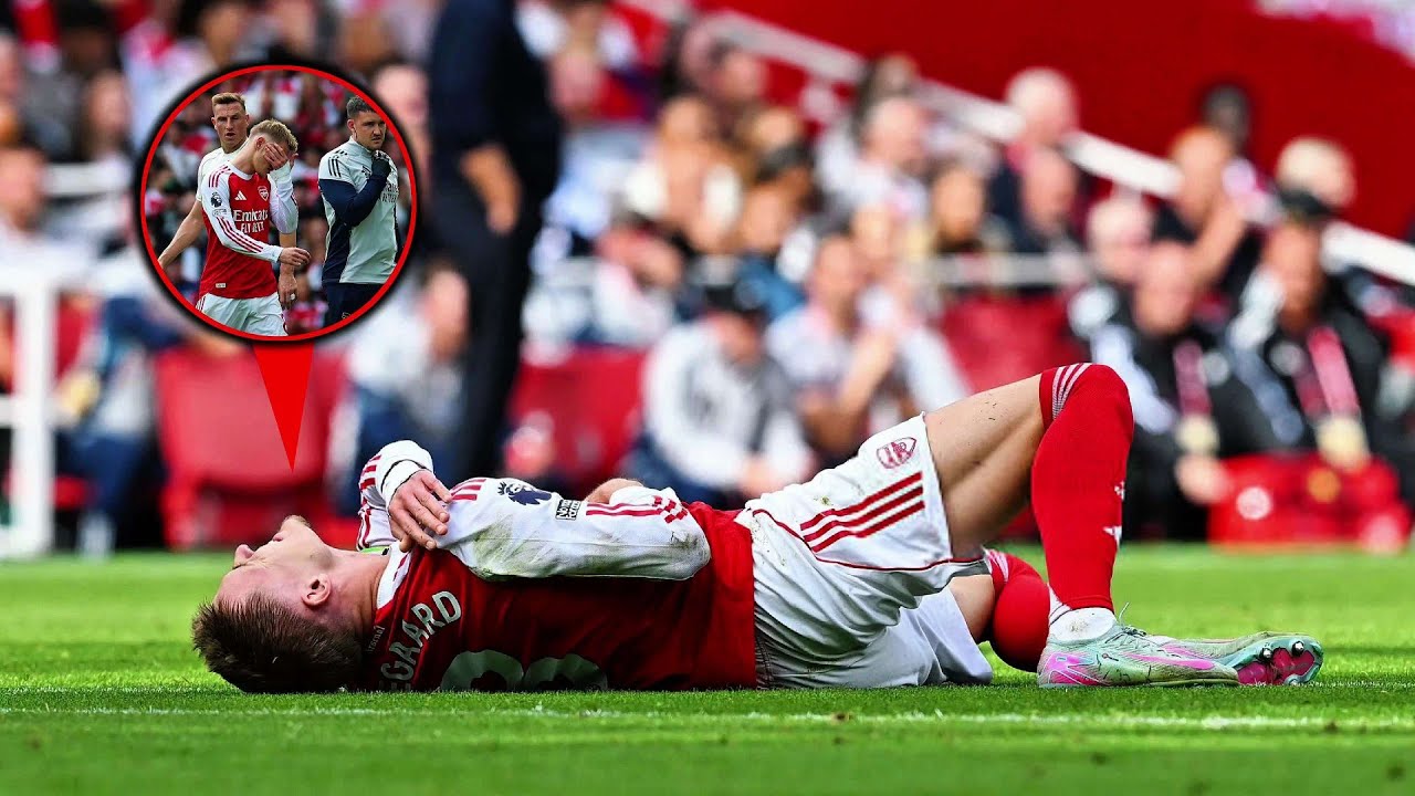 Martin Ødegaard Shoulder Injury Vs Nottingham Forest | Arsenal Vs Nottingham Forest