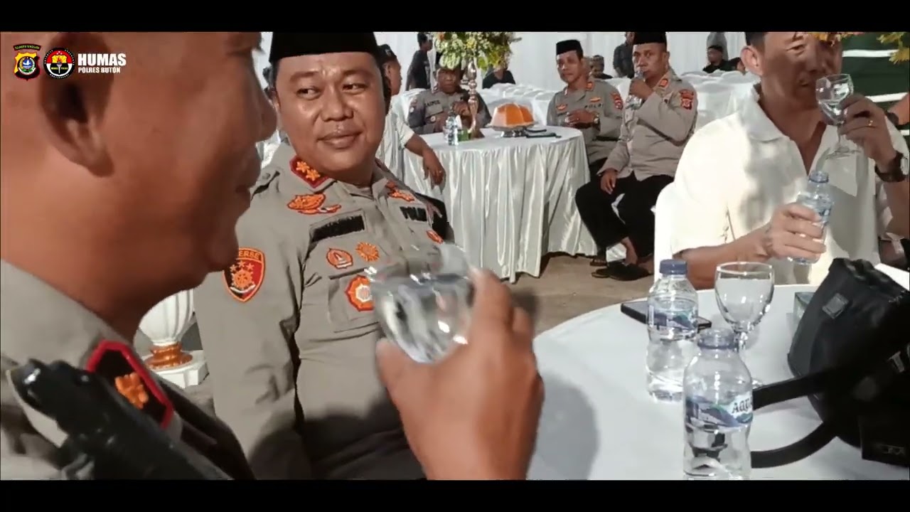 Polres Buton Gelar Buka Puasa Bersama Buruh dan Karyawan