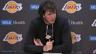 Austin Reaves PostGame Interview | Indiana Pacers vs Los Angeles Lakers