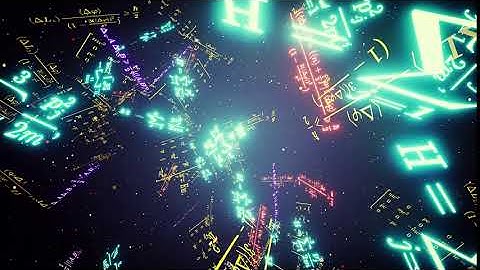 Math Formulas Chaos Background - Animation Videos | No Copyright.