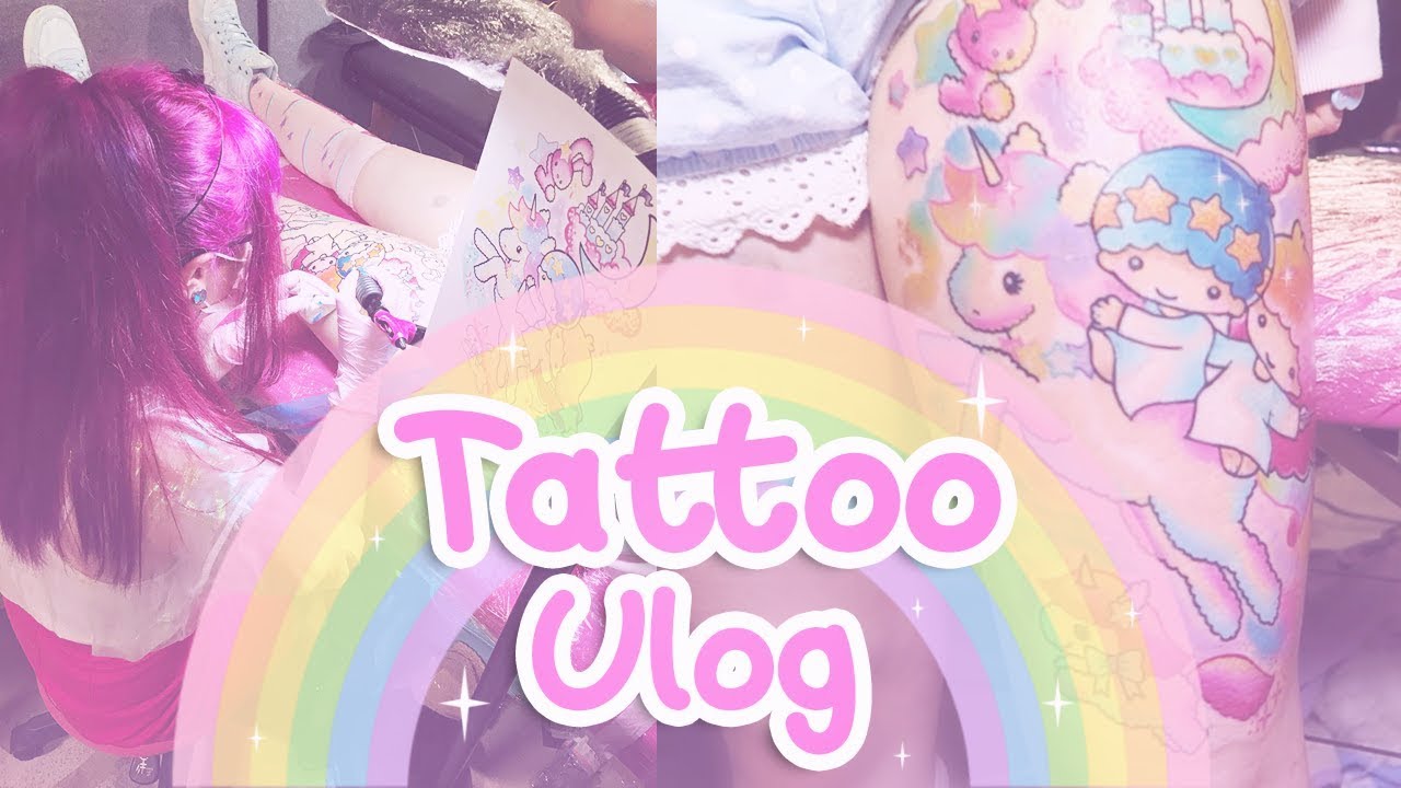 MOST KAWAII TATTOO EVER?? VLOG ♡