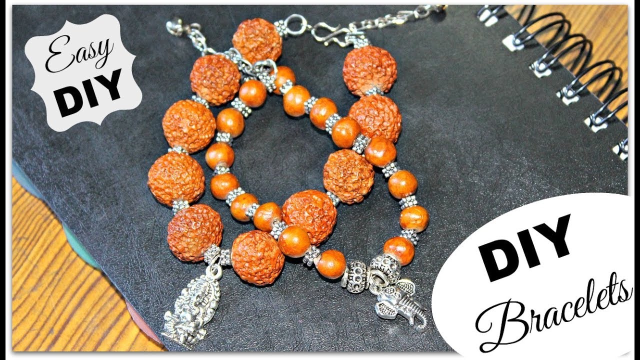 DIY Beaded Charm Bracelet How To Make Indian Style Bracelets DIY