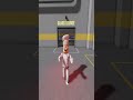 Playing as Papa Pizza using powers in Barry's Prison Run #roblox #shorts