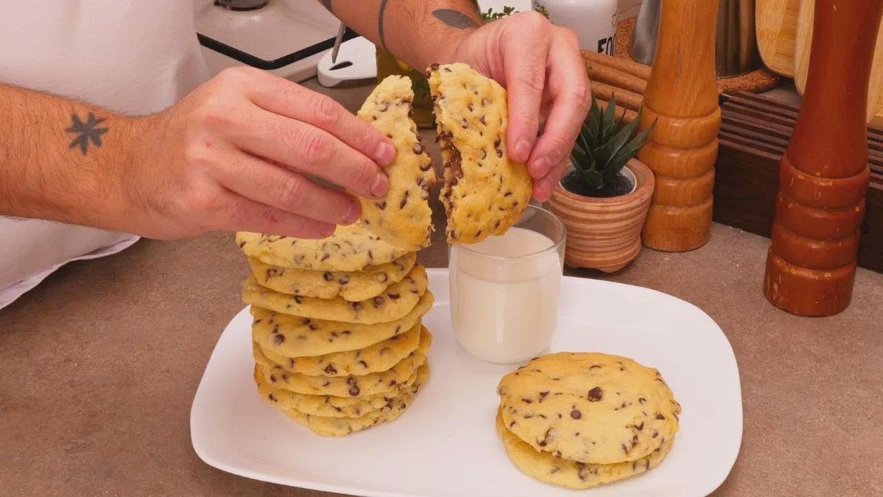 Galletas rellenas de Nutella irresistibles