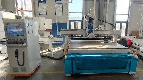 Blue Elephant ELECNC2128 CNC nesting machine test video for Bulgarian customers