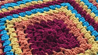 How to Crochet for Beginners + Toy Box Blanket Sample Project to Try Learn to crochet from the very beginning with this sample baby blanket project called the Crochet Toy Box Blanket. This is a 32"