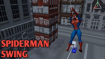 Spiderman swing, prisma 3d animation