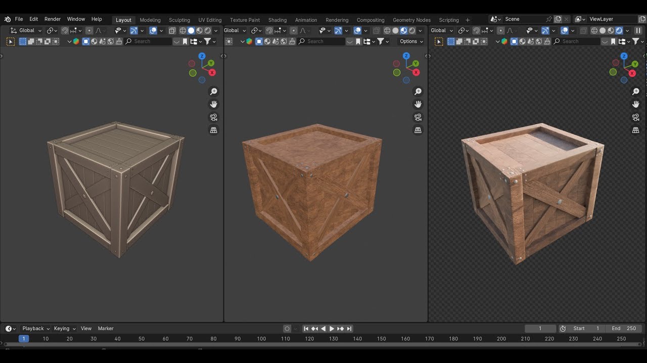 Old box 3d model in blender | Full tutorial | Latest video | 2024 ...