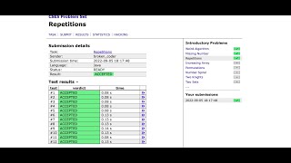 CSES: Repetitons Solution