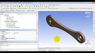 SimCafe: Crank in ANSYS, Boundary Conditions