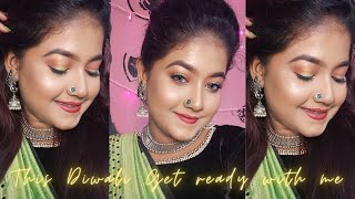 Diwali Makeuplook This Diwali Get Ready With Me Aditis Creations Step By Step