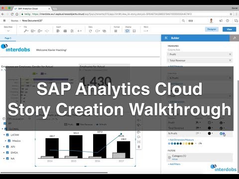 SAP Analytics Cloud Story Creation Walkthrough [Dutch version]