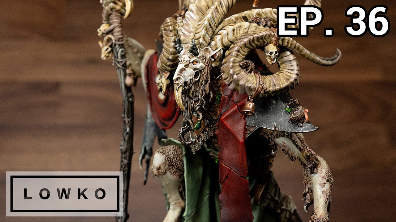 Painting the Warhammer Vizzik Skour Prophet of the Horned Rat with Lowko! (Ep. 36)