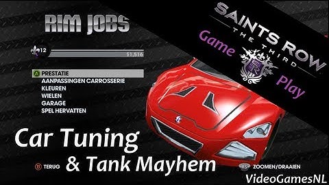 Saints Row: The Third | Car Tuning, Rim Jobs & Tank Mayhem Gameplay [Xbox 360] [HD]