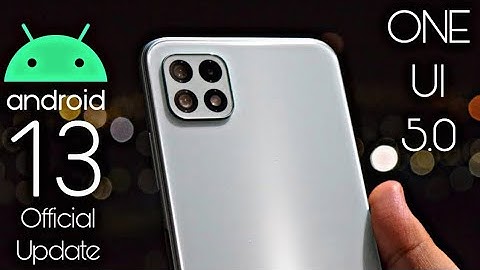 Samsung Galaxy A22 Android 13 ONE UI 5.0  Official Update (RELEASED)