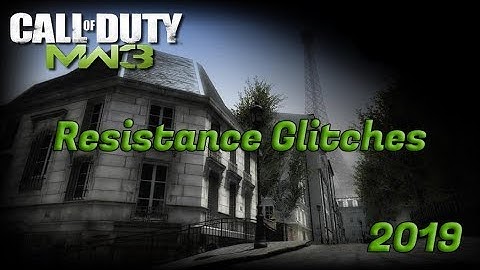 MW3 ALL RESISTANCE GLITCHES / SPOTS (WORKING) 2022
