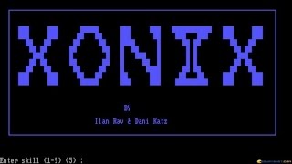 Xonix gameplay (PC Game, 1984) screenshot 3