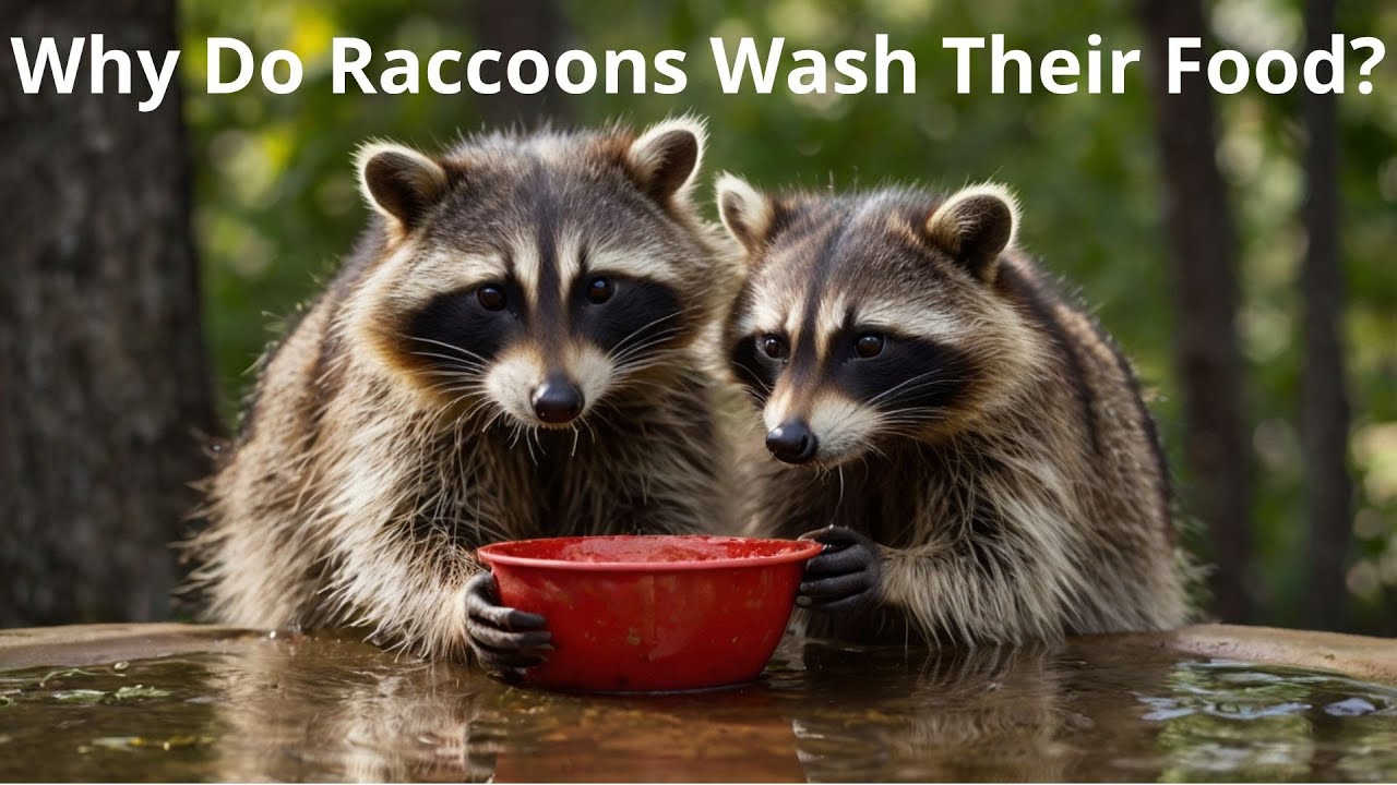 Why Do Raccoons Wash Their Food? YouTube