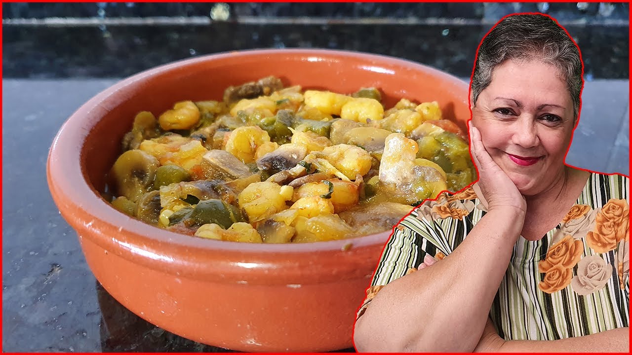 👩‍🍳🦐 Cómo HACER GAMBAS con Champiñones en su Sofrito | Receta 100% Casera y Natural