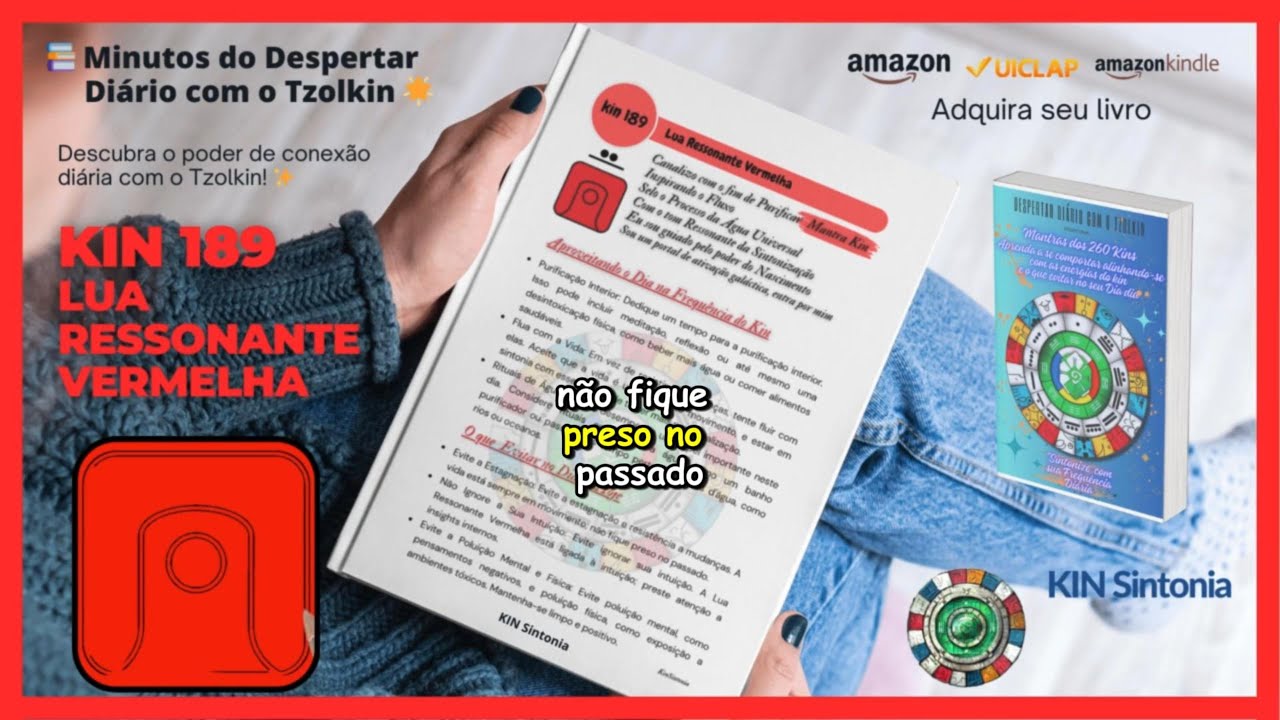 Kin 189 - Lua Ressonante vermelho - Despertar Diário com o Tzolkin ...