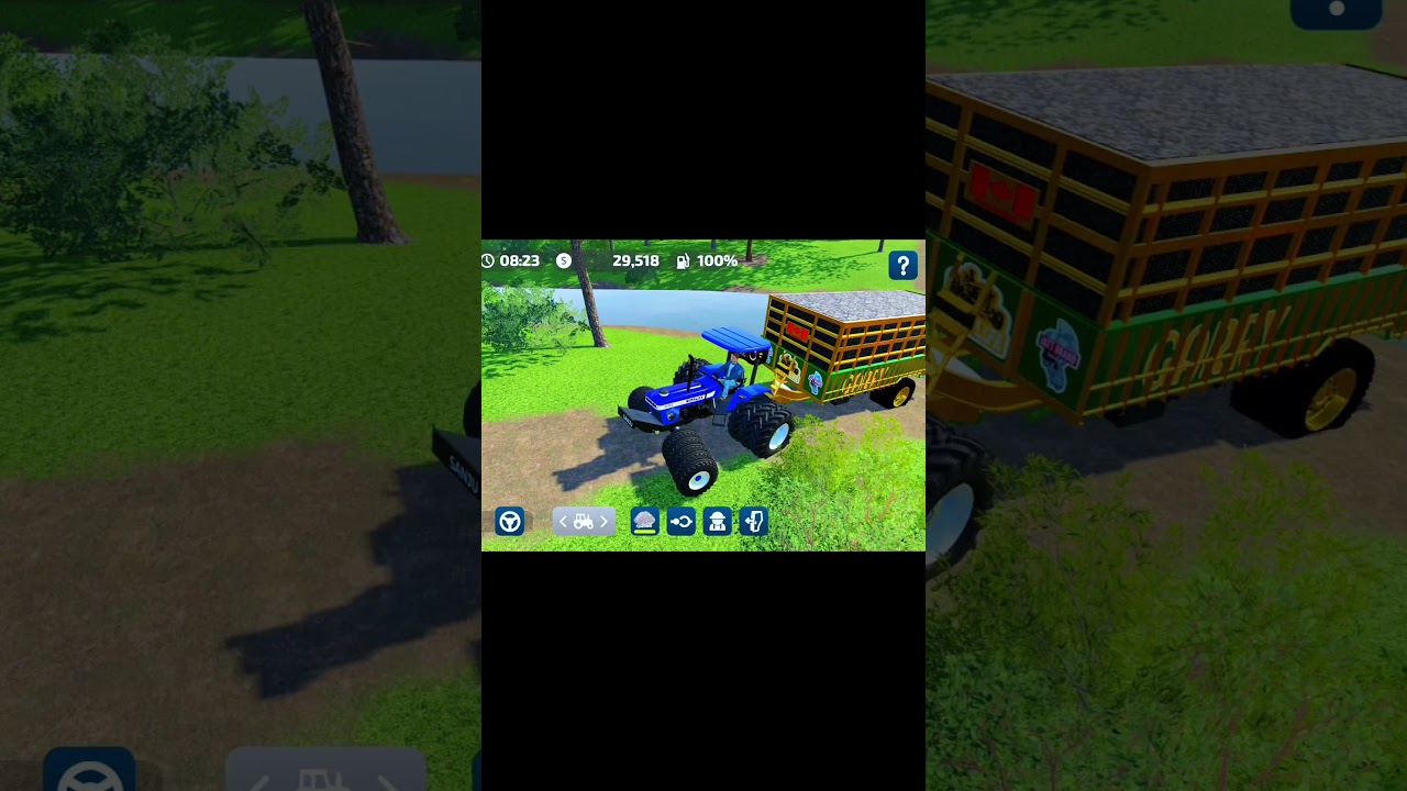 Farming simulator 23 Indian tractor mod apk Nishu bhai ka Sonalika RX 60 4cylinder add 