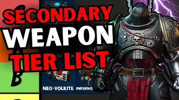 Ranking EVERY Secondary Weapon in Space Marine 2 Patch 10.0 From BEST to WORST(Tier List)