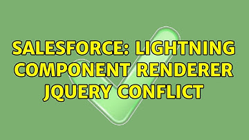 Salesforce: Lightning Component Renderer JQuery Conflict