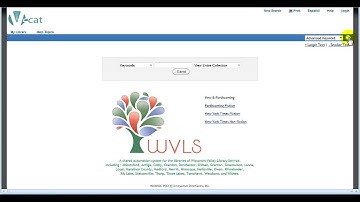 Using the Advanced Search