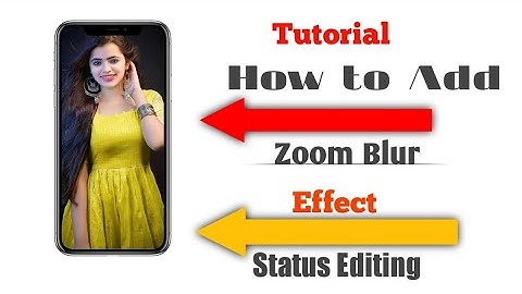 How To Add Zoom Blur Effect in Status Video #Shorts​ Alight Motion #Editing