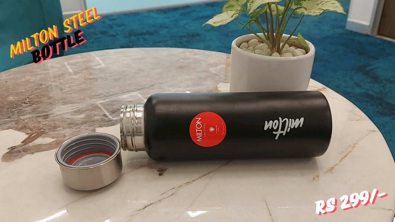 MILTON Aqua Stainless Steel Water Bottle Review | Milton Water Bottle Review