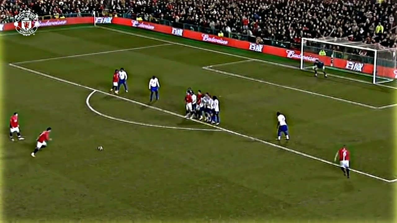 CR7 2nd Goal free kick vs Portsmouth (H) 07-08 HD 720p by Omar MUCR7.wmv on  Make a GIF