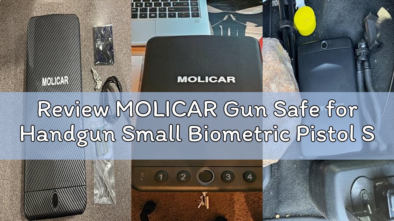 Review MOLICAR Gun Safe for Handgun Small Biometric Pistol Safe Fingerprint Quick Access Portable Gu