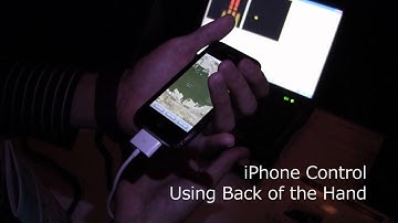 Touch Interface on Back of the Hand (Demonstration in SIGGRAPH 2011 E-Tech)