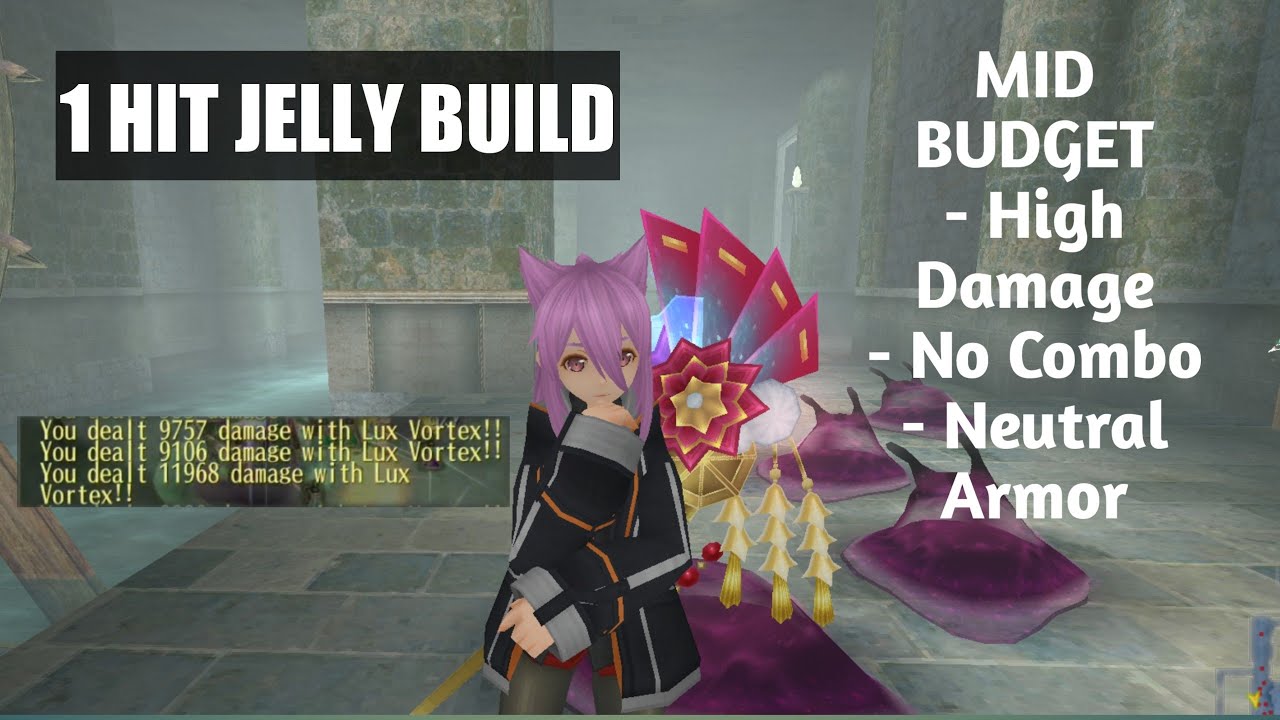 Mid Budget 1 Hit Jelly MD Build Lvl 160 Toram Online YouTube