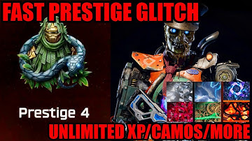 *NEW* EASY PRESTIGE GLITCH! SOLO UNLIMITED XP/CAMO GLITCH! BO7 GLITCHES! BO7 ZOMBIES GLITCH!
