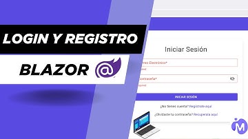 Crear login y registro en Blazor webassembly