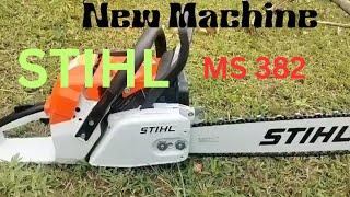 Starting with New Machine STIHL MS 382🤔🤔🤔